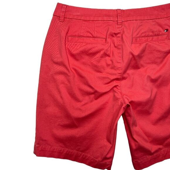 Tommy Hilfiger Womens Flat Front Chino Shorts - Picture 7 of 11